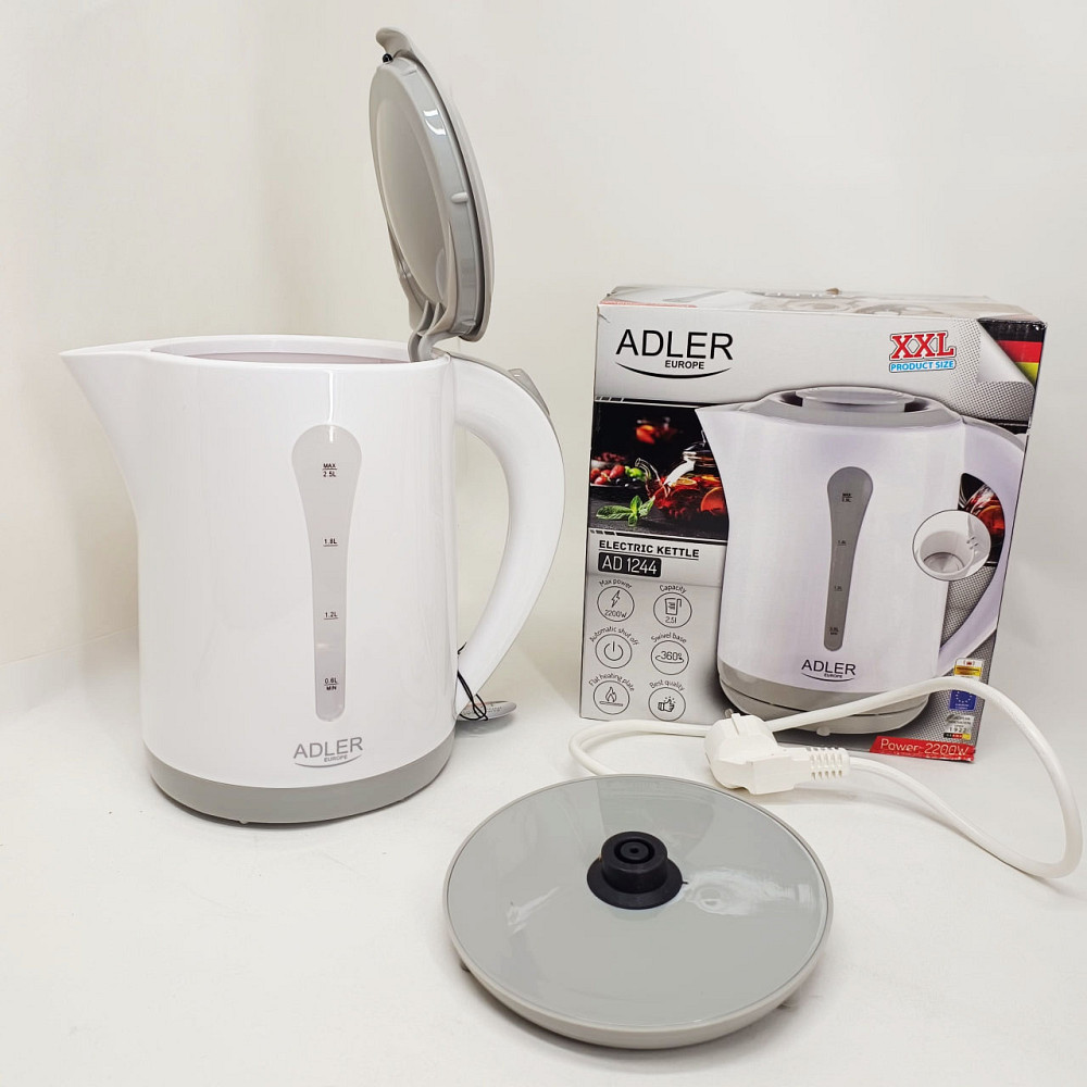 Электрический чайник с индикатором питания Adler AD 1244 2200Вт 2.5Л, Мощный чайник для кипячения EC-39 Львов - изображение 8