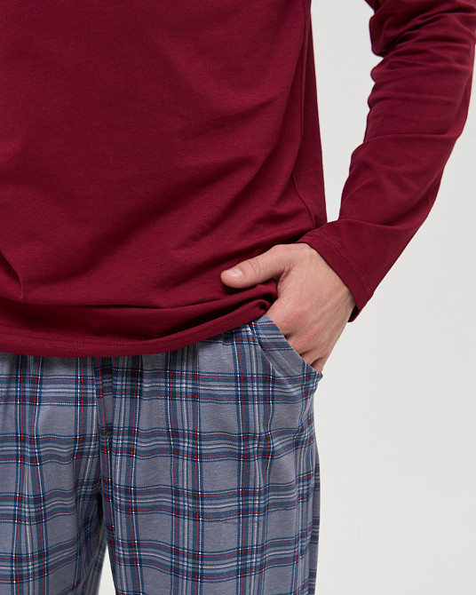 Чоловіча піжама зі штанами в карту — Weekend Tom John 93426 Київ - фото 7