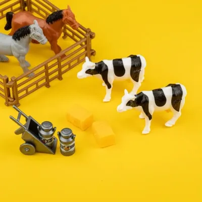 Игровой набор Otamanko Веселый хутор (комбайн с прицепом, лошади, коровы и овца) (8828) Винница - изображение 4