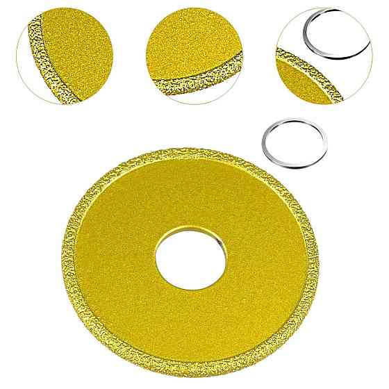 Алмазний диск 75 мм для шліфування каменю та скла Київ