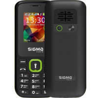 Мобільний телефон Sigma X-style 171 MINI Black-Green (4827798813720) Київ - фото 1