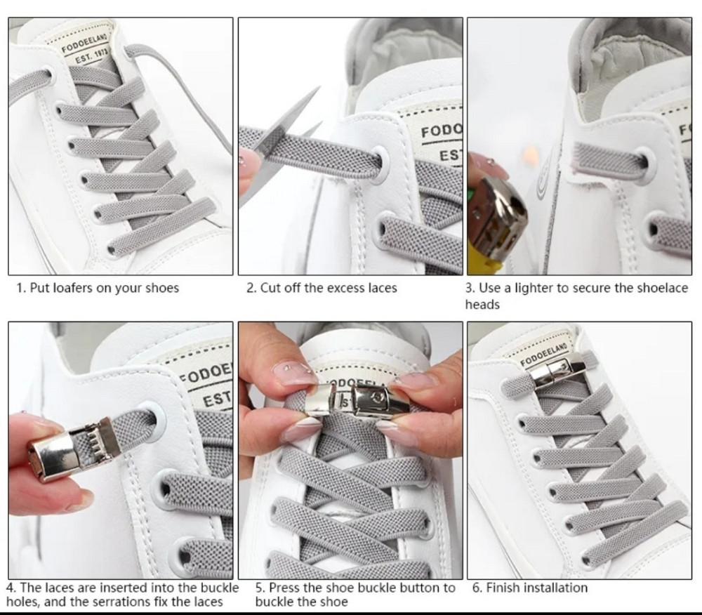 Застібки для шнурків  металеві Чорний Смела - изображение 3