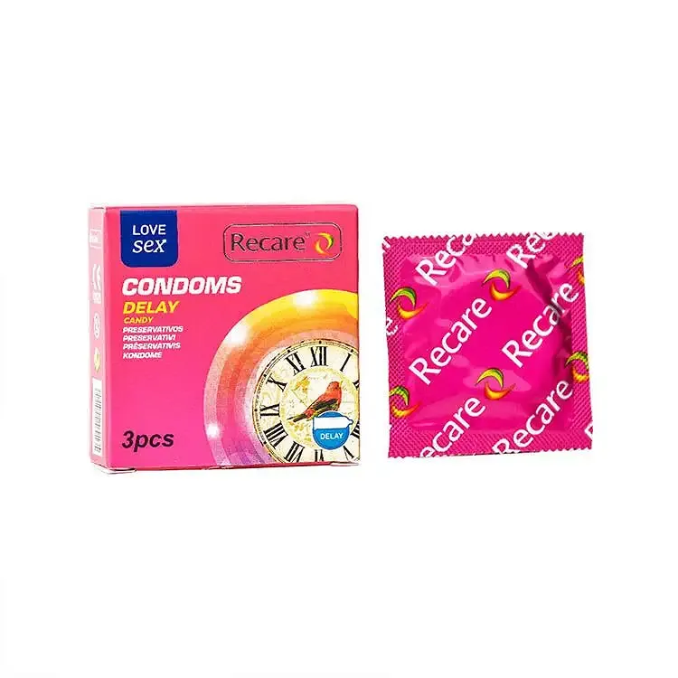 Презервативи Recare Delay Candy Condoms 3 шт, пролонгувальний ефект, цукерковий аромат Львів - фото 2