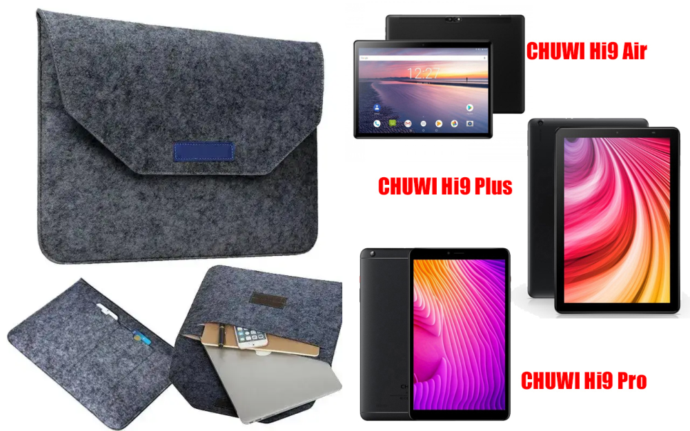 Сумка Wool из войлока для планшета Chuwi Hi10 Go, Hi10 Plus, Hi10 Pro Киев - изображение 1