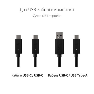 Кишеня зовнішня ASUS SSD M.2 PCIe NVMe STRIX ARION ESD-S1C/BLK/G/AS USB 3.1 Gen2 (ESD-S1C/BLK/G/AS) Вінниця - фото 3