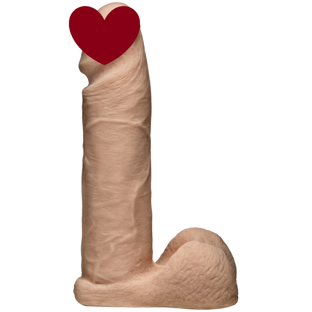 Фаллоимитатор Doc Johnson Vac-U-Lock - 8 Inch ULTRASKYN Cock White, диаметр 5,1см Sex Aura Киев - изображение 1