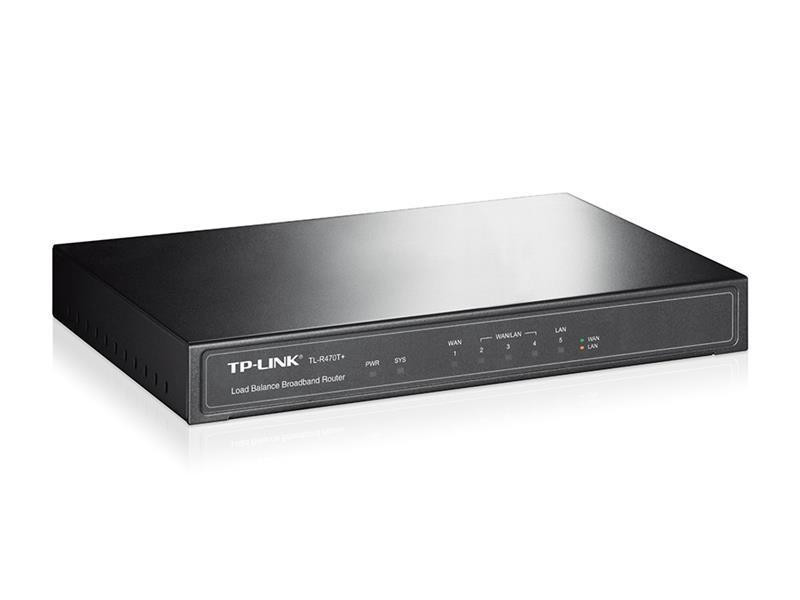 Маршрутизатор TP-Link TL-R470T+ з балансуванням навантаження (1x Lan, 1xWan, 3xLan/Wan) ( 12808 ) Харків - фото 1