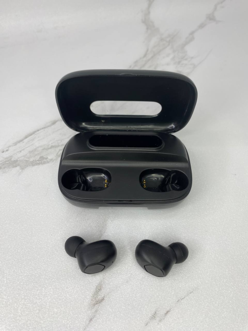 Бездротові навушники Bluetooth M9 TWS SZAMBIT з шумопоглинанням 9D Стерео Павербанк Чорні Б/В Київ - фото 3