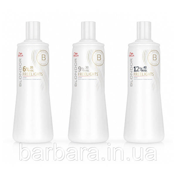 Окислитель Wella Вlondor Freelights 1000 мл 9% Киев - изображение 2