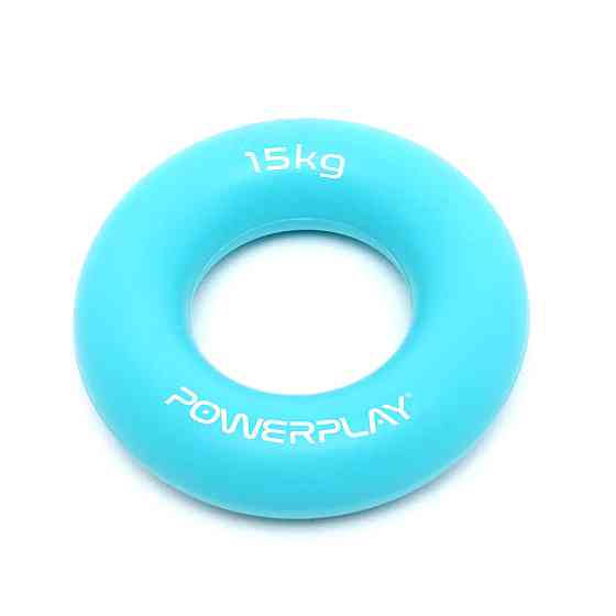 Еспандер кистьовий силіконовий PowerPlay PP-4324 Hand Grip Ring Light 15 кг. Синій Кам'янське