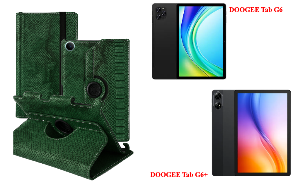 Чехол Spinner360 для планшета Doogee Tab G6, цвет Klasika Reptyliya Киев - изображение 1