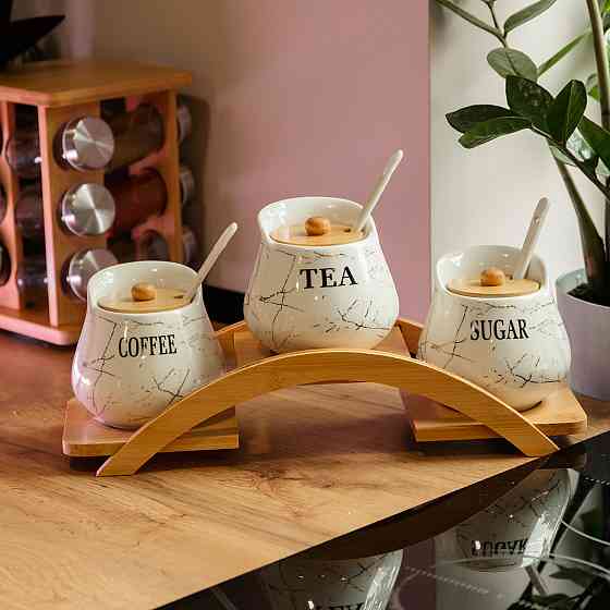 Yiwu Набір банок для чаю та кави об'ємом 500 мл HP-1214 Коломыя