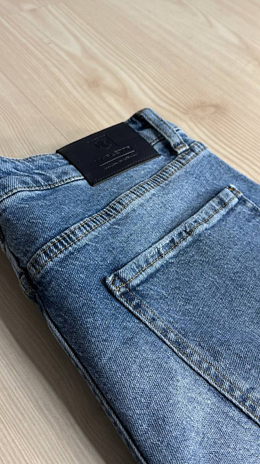 Джинсы женские Mikaletta 13479 BTL Wide Leg Palazzo широкие синие, синий, З2, 32, 88 см, 111 см Киев - изображение 5