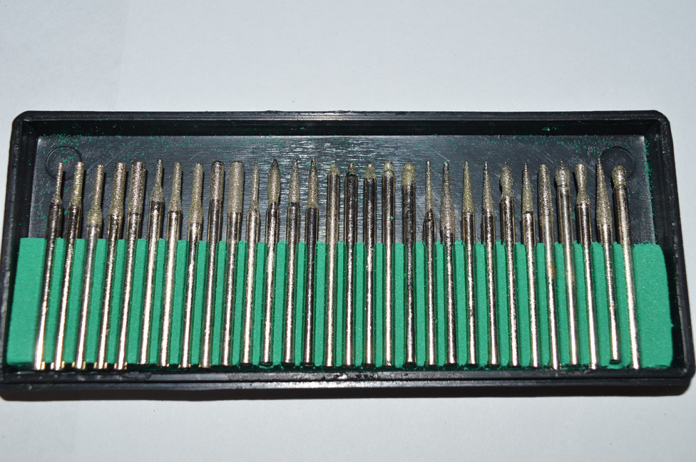 Набор алмазных фрез для гравера 30 шт Полтава - изображение 1