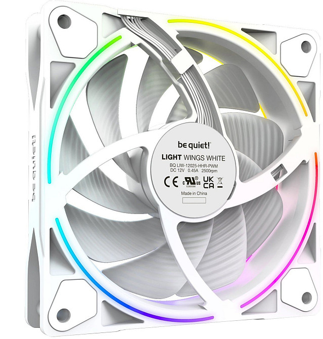 Вентилятор be quiet! Light Wings 120mm PWM High-Speed 3-Pack White (BL101) ( 21369 ) Харьков - изображение 4