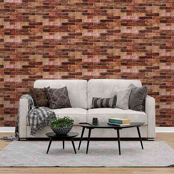 Самоклеющаяся 3D панель под коричневый кирпич екатеринослав 3080х700х3мм SW-00001768 Днепр