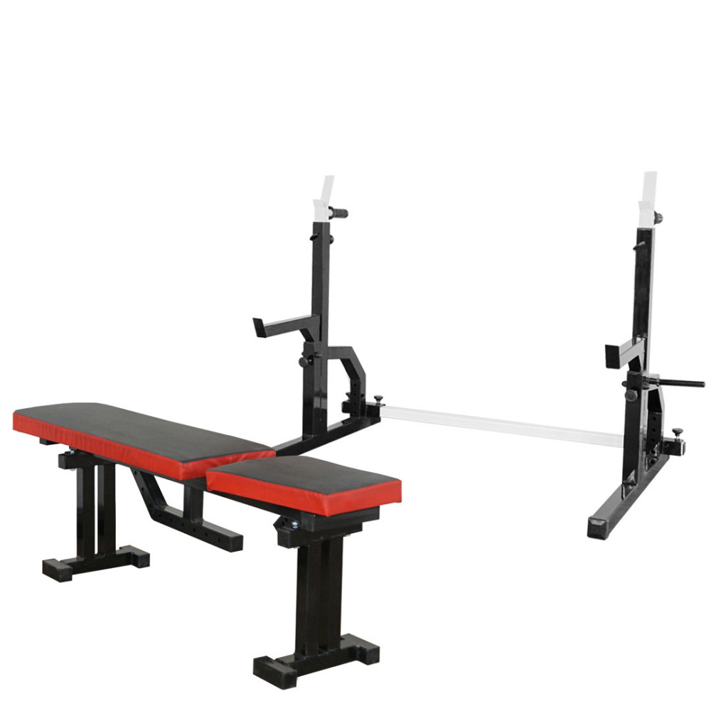 Лавка для жиму регульована 40 на 40 мм + Стійки з упорами 50 на 50 мм + бруси + штирі для блінів Київ - фото 4