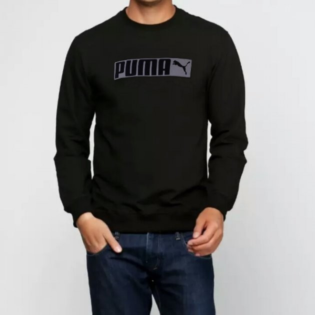 Мужской зимний батальный свитшот PUMA  ESSENTIALS+ FLEECE MEN'S HOODIE 54 Киев - изображение 1