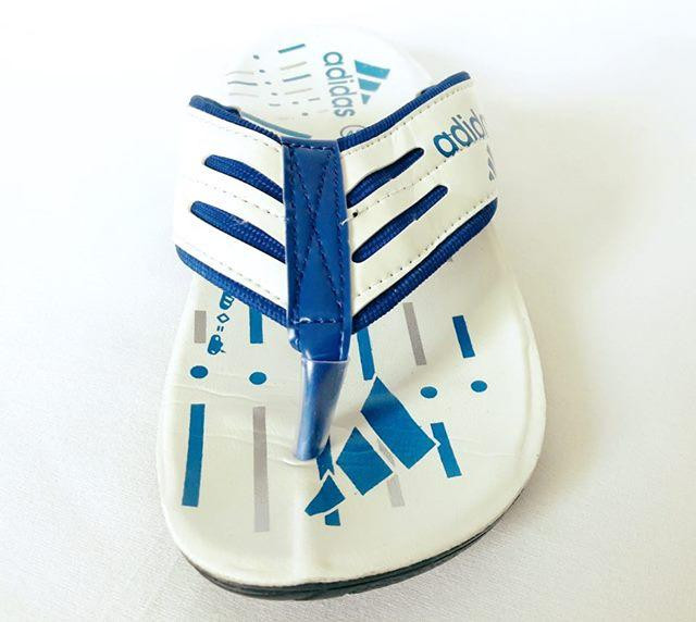 Чоловічі Шльопанці Тапочки Adidas Сланці В'єтнамки Білі (розміри: 40,41,42,43,44) Дніпро - фото 2