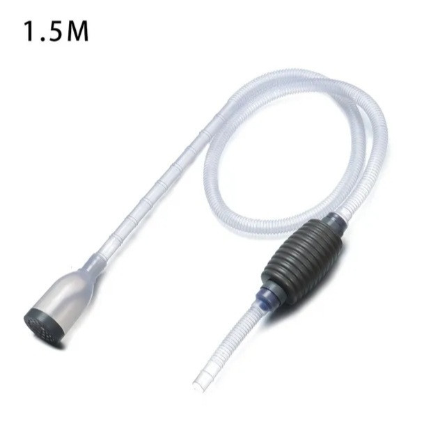 Сифон для чищення акваріума 150 см сірий Київ - фото 2