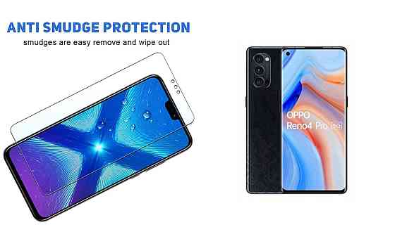 Захисне скло NeoGlass для Oppo Reno 4 Pro – надпрозоре та стійке Київ