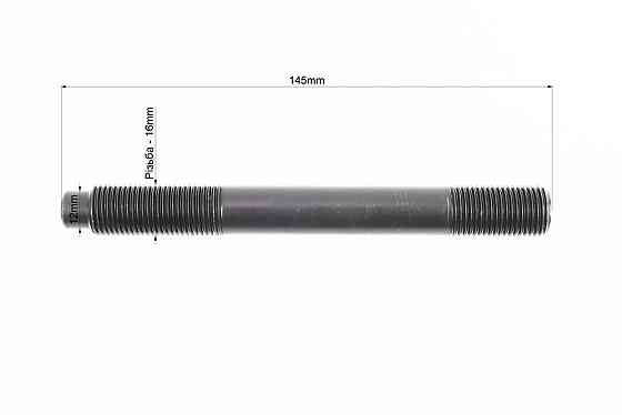 Шпилька головки циліндра М16x145mm к-кт 4шт R195NM/ZS1100 Бершадь