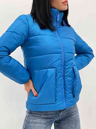 Демісезонна куртка з синтепоном "Lake" оптом | Норма і батал | Розпродаж моделі Бірюзовий, 50-52 Київ