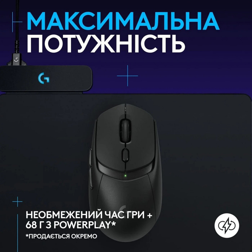 Миша бездротова Logitech G309 Black (910-007199) Чорний Харьков - изображение 8