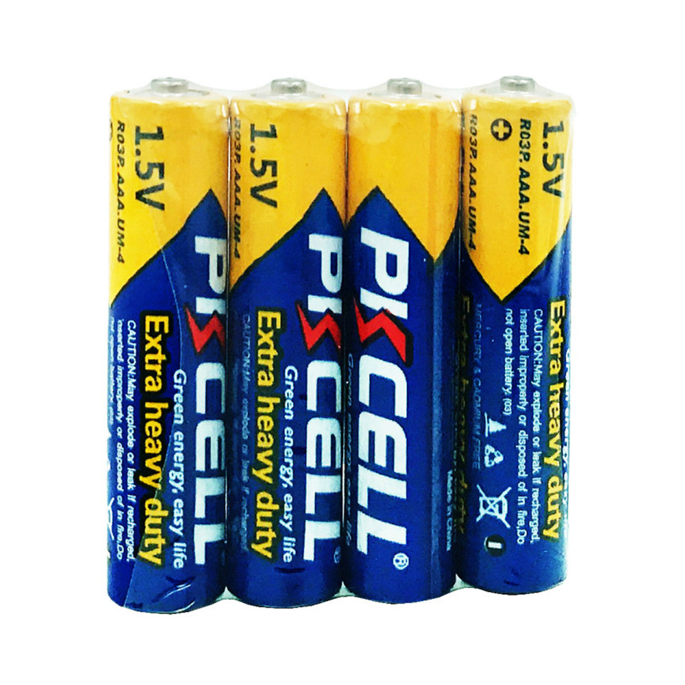 Батарейка PKCELL Extra Heavy Duty AAA R03P 1.5V, 4шт./плівка Київ - фото 3