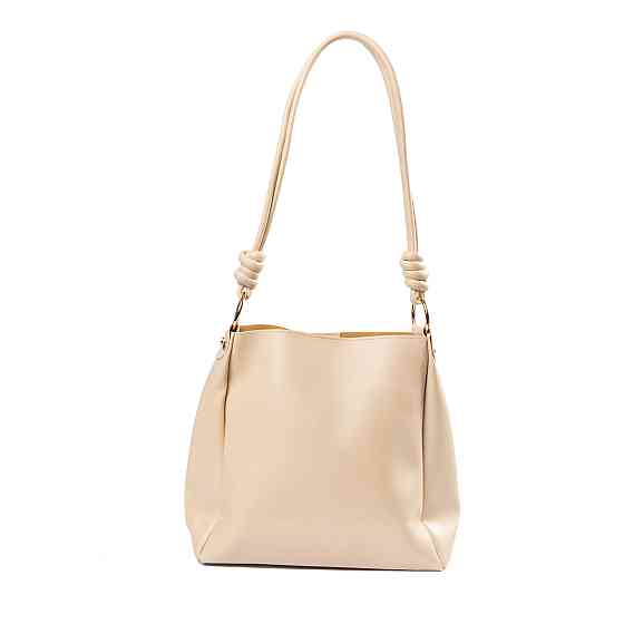 Сумка женская на плечо стильная, повседневная универсальная женская сумка-тоут, Бежевый Каменец-Подольский