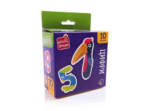 Игра развивающая Цифры набор магнитов VT3106-37 ТМ VLADI TOYS Киев