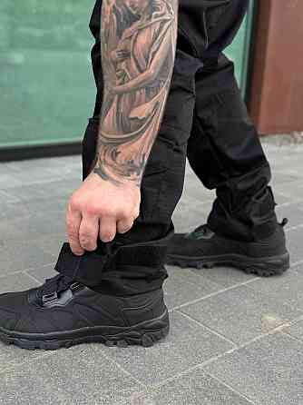 Тактичні штани чорні ріп-стоп літні ЗСУ, чоловічі бойові військові штани для армії, штурму та міста Львів