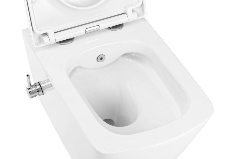 Унітаз-біде підвісний Mixxus Premium QUADRO-1301-R 510x350x345mm система змиву RIMLESS   ( MP6658 ) 32704 Харків - фото 7
