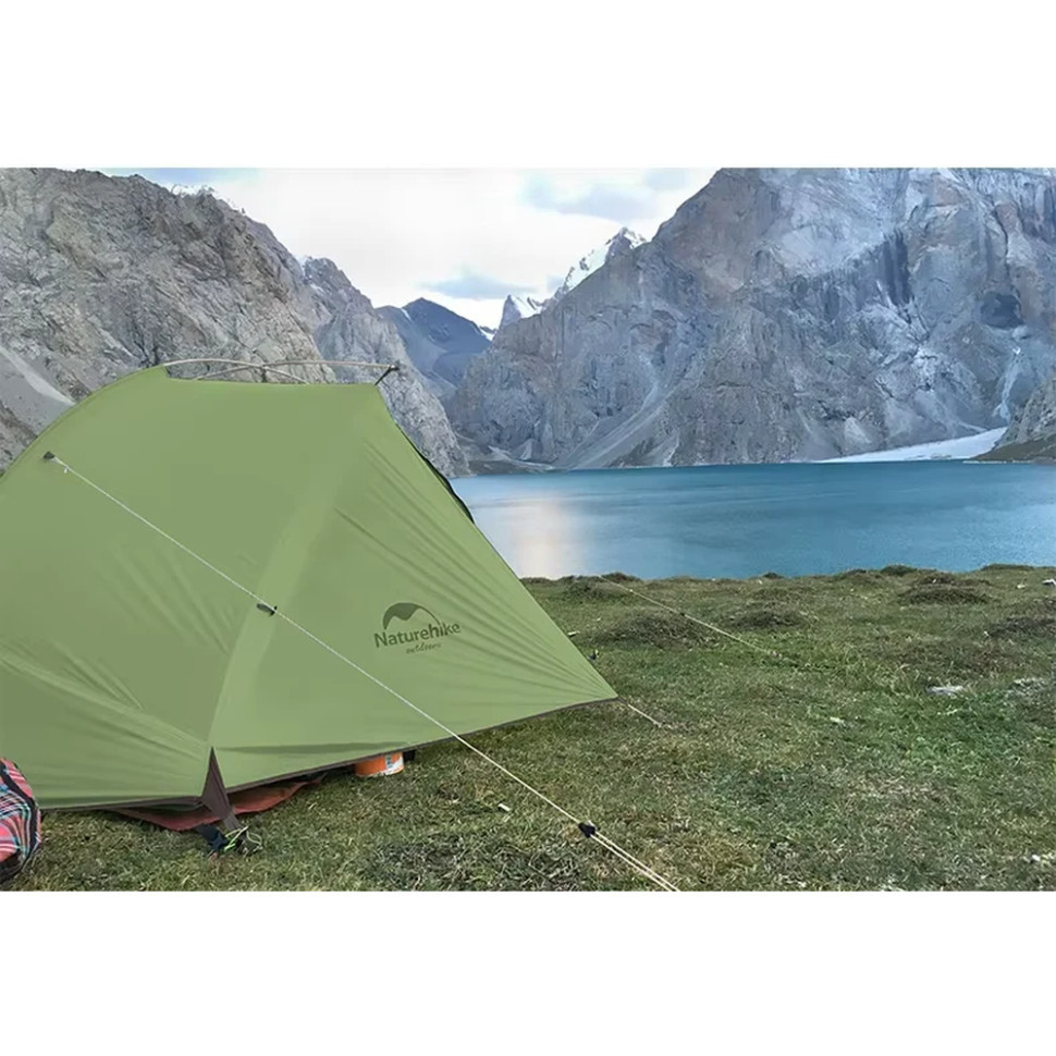 Намет двомісний Naturehike Tagar NH17T180-J, темний зелений Киев - изображение 7