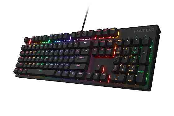 Клавіатура Hator Icefall Mecha Rainbow Black (HTK104UA) ( Чорний ) Харьков