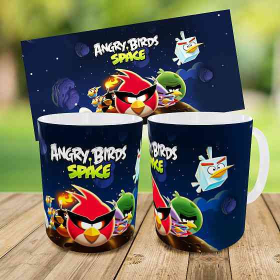 Дитячий набір Angry Birds сумка-бананка + керамічна кружка з принтом (5742) Київ