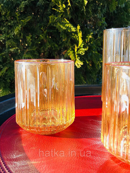 Набір склянок 6 шт OLens "Янтарний Дюк" 250 мл для дому та ресторанів Київ - фото 5