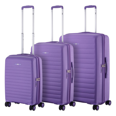 Набор чемоданов 2E Aero (L+M+S), лавандові (2E-SPP-AERO-SET3-LV) Вінниця - фото 8