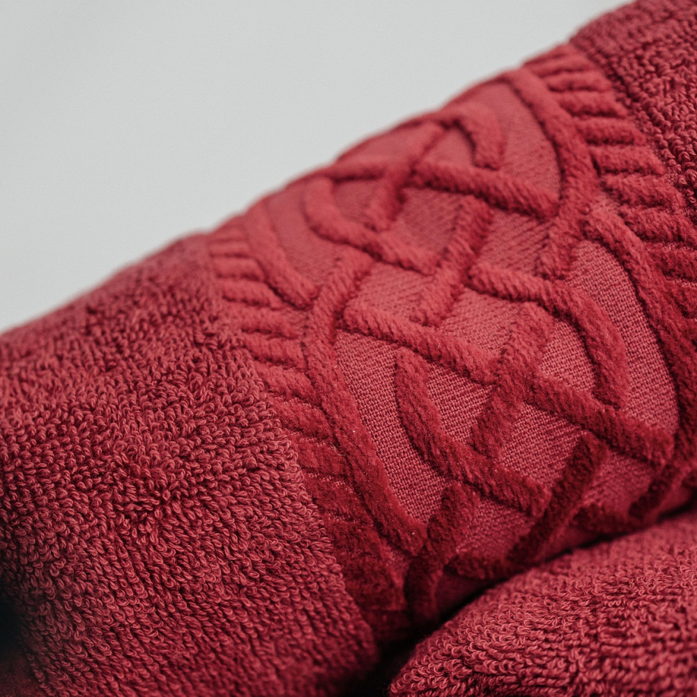 Набір Махрових рушників , Махра,Червоний, 50/90 та 70/140 Київ - фото 5