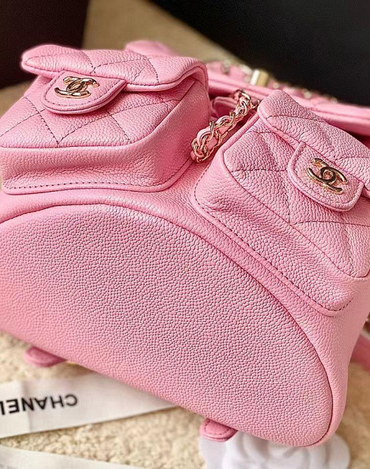 Женский кожаный рюкзак (Розовый) Киев - изображение 8