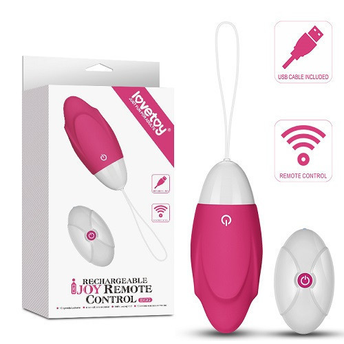 Віброяйце - IJOY Rechargeable Remote Control Egg Pink Sex Aura Київ - фото 1
