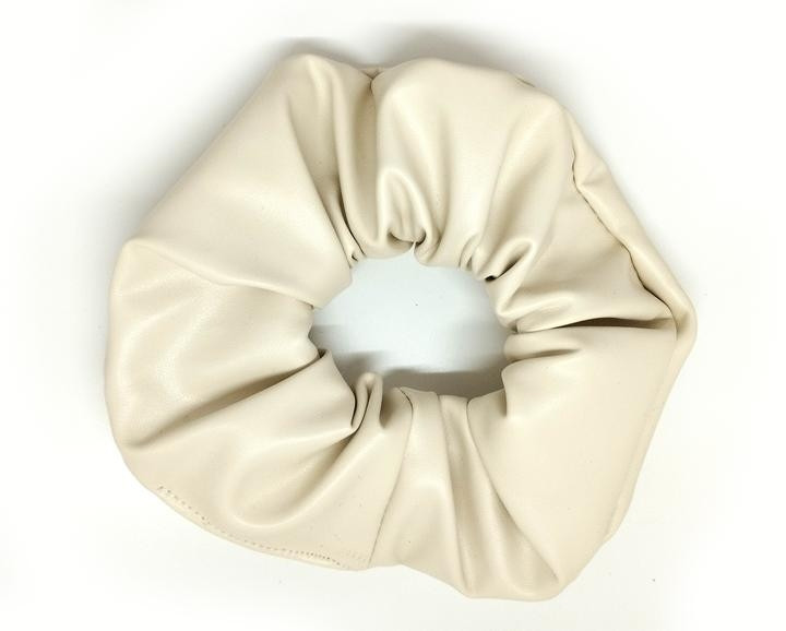 Резинка для волос молочная из экокожи Киев - изображение 1