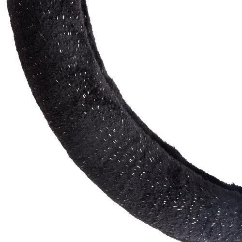 Чохол на кермо VLOD-21F01 BK M чорний меховий Харків - фото 3