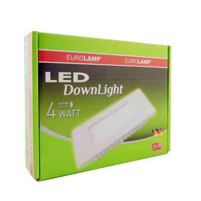 Светильник Eurolamp Downlight 4W 4000K (LED-DLS-4/4) Винница