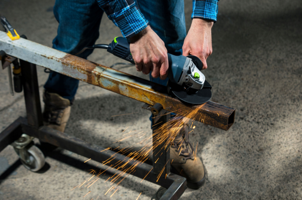 Болгарка (угловая шлифмашина) 1500Вт 125мм + 6 дисков Wuber (Польша) Киев - изображение 9