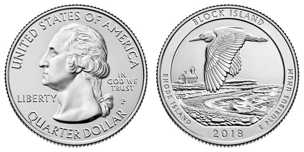 США 25 млн 2018, 45 Парк, Природний лісник Блок Айленд Полтава - фото 1