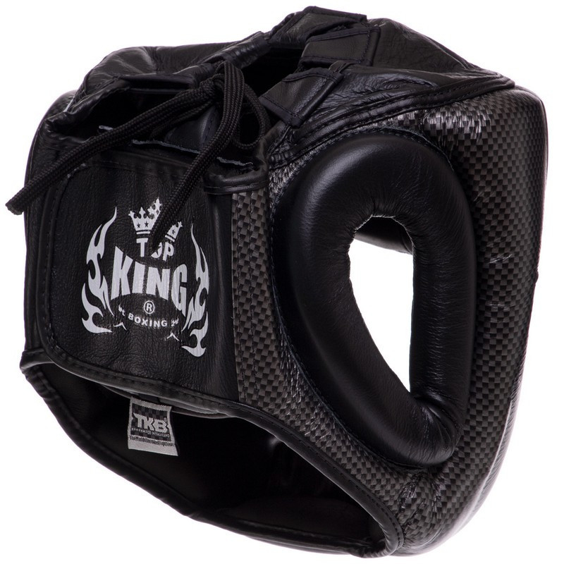 Шлем боксерский с полной защитой кожаный TOP KING-02 S-XL Шлемы для бокса и единоборств Киев - изображение 8