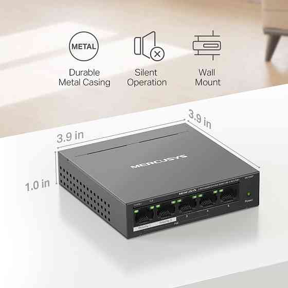 Комутатор Mercusys MS105GP ( 13223 ) Харків