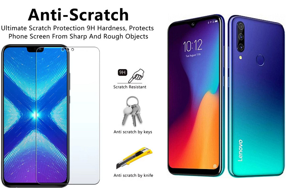 Защитное стекло NeoGlass для Lenovo K10 Note, K10 Plus – ультрапрозрачное и устойчивое Киев - изображение 1
