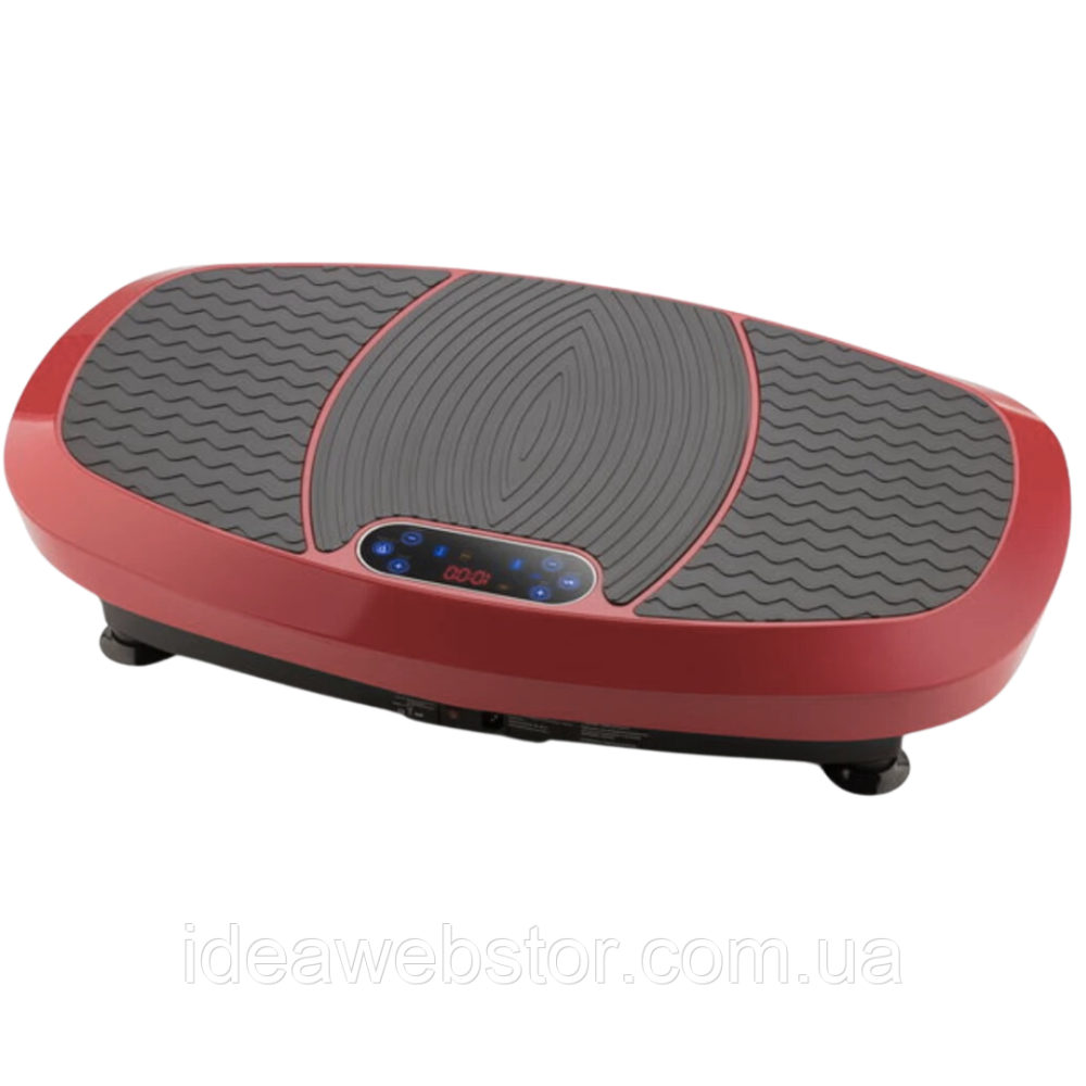 Віброплатформа Gymtek XP750 3D червона для дому до 180 кг з пультом і еспандерами тренажер для схуднення фітнесу та масажу Київ - фото 16